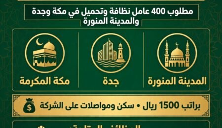 recruitment poster arabic